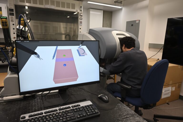 Simulating control of a surgical robot system.