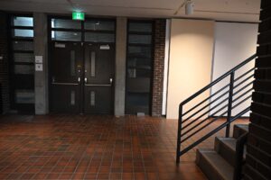FAB Gallery - ground floor entrance, from inside