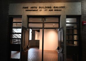 FAB Gallery - ground floor entrance, from outside