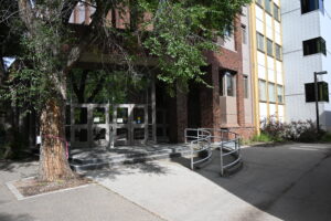 Cameron Library - accessible entrance