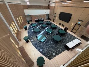Community Halls - round table setup