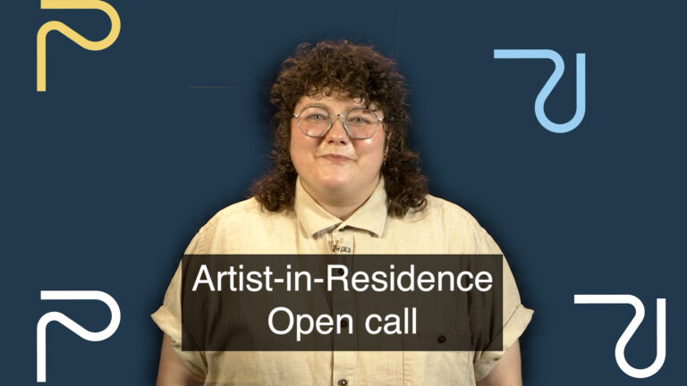 Artist-in-Residence information read by Ginger Carlson