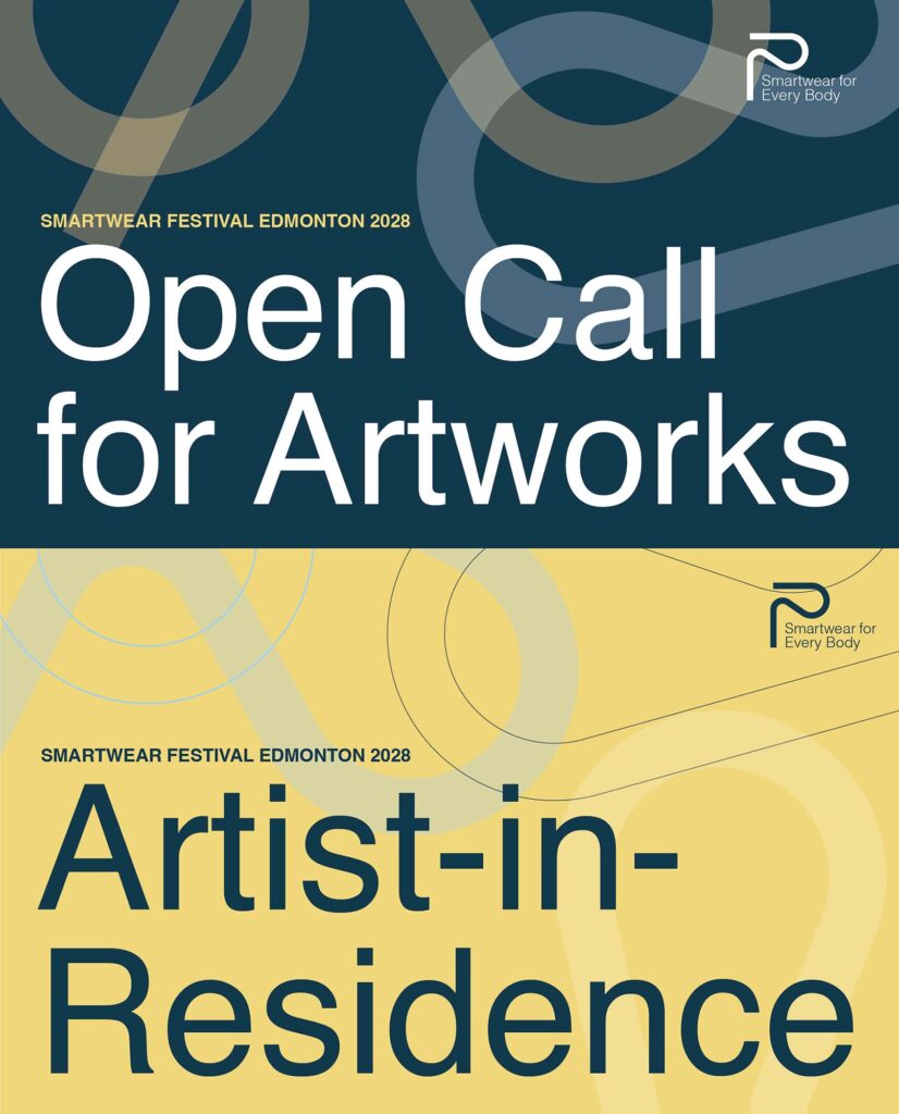 colourful graphic for open call and artist in residence