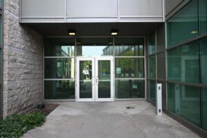 Gallery A entrance through back